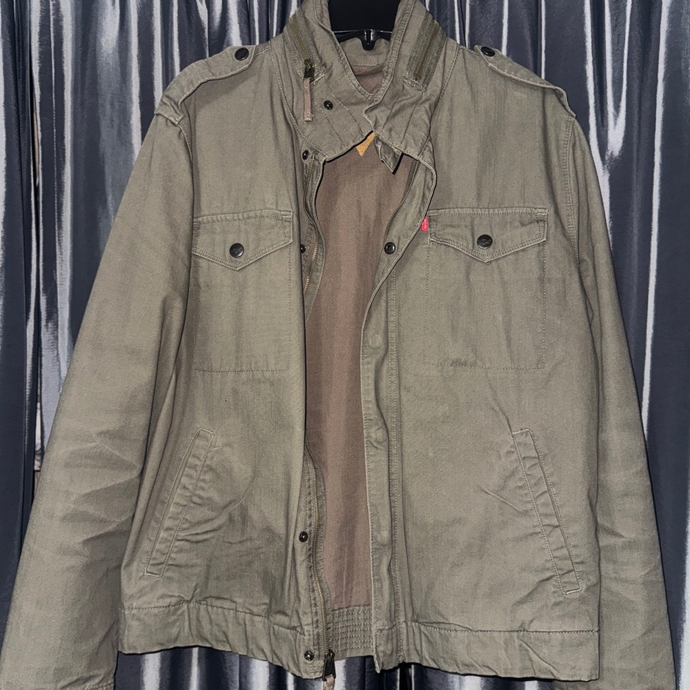 Levi's Olive Military Field Jacket
